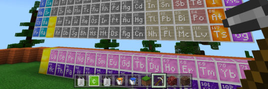 minecraft education edition chemistry blocks