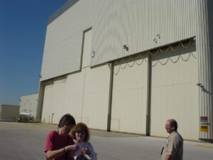 Orbiter Processing Facility hangar doors