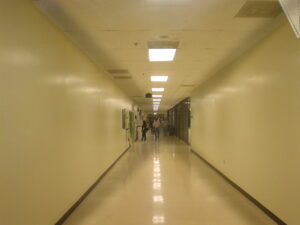 Long hallway to Discovery
